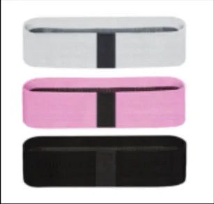 MKAS Fitness Long Resistance Bands Set: 3-Piece Fabric Workout Bands