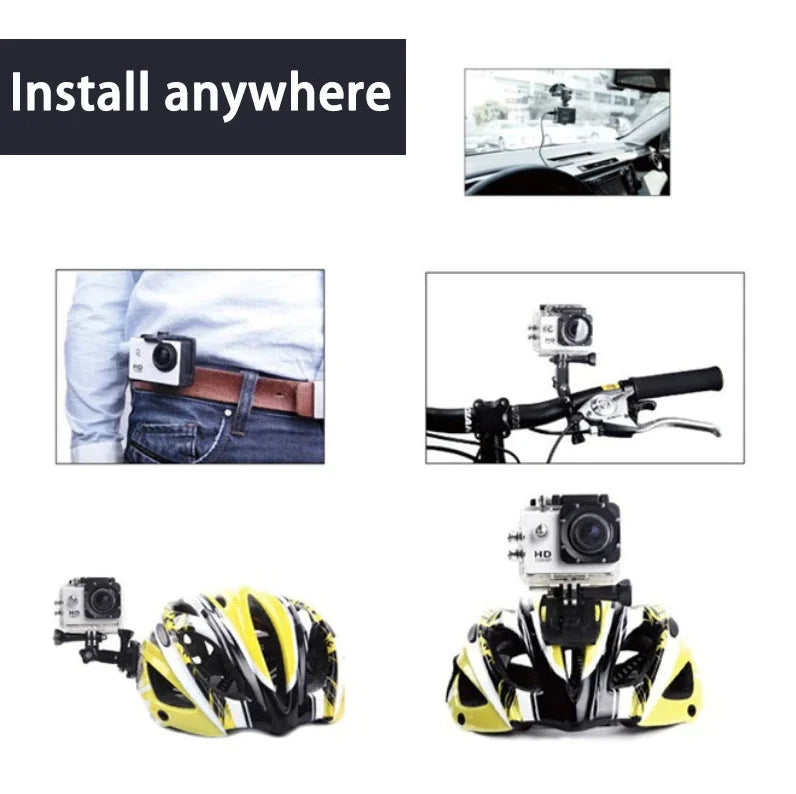 4K Action Sport Waterproof Camera 20 MP Recorder HD 1080P Camcorder Video 170°