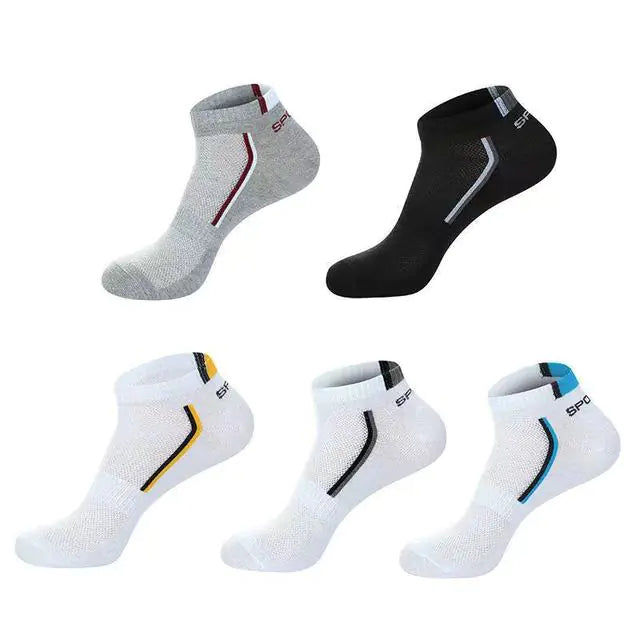 Thin Breathable Sport Mesh Boat Socks