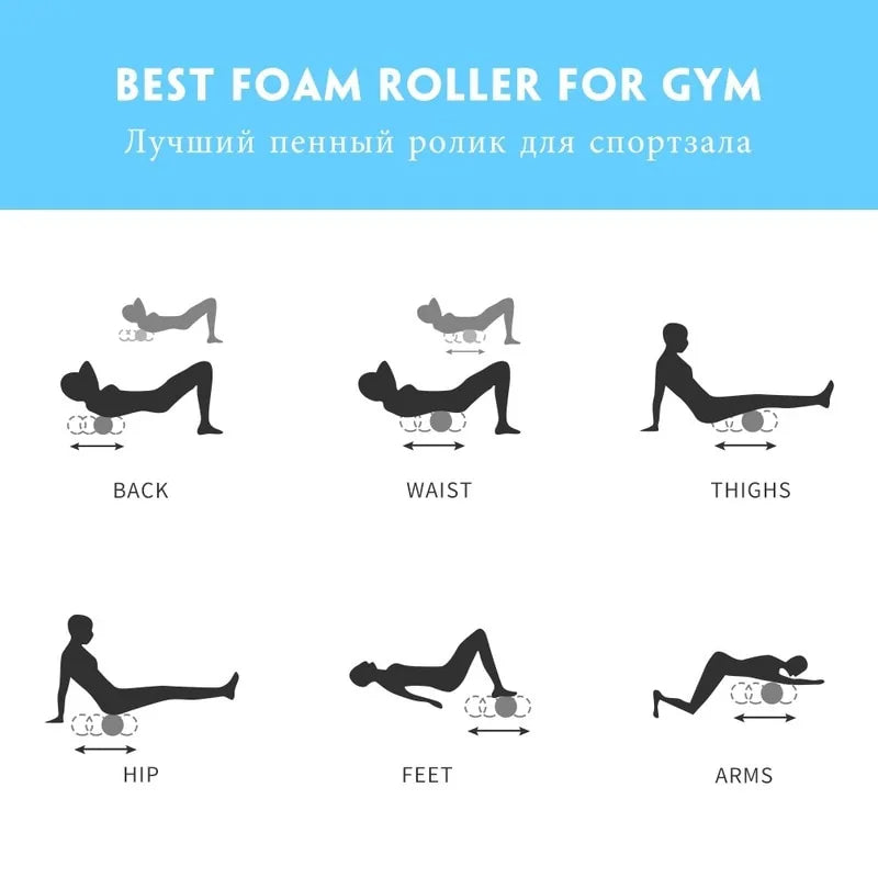 Yoga Column Foam Roller: Gym Fitness and Massage Tool